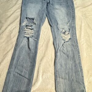 Sean John Light Blue Distressed Women's Jeans